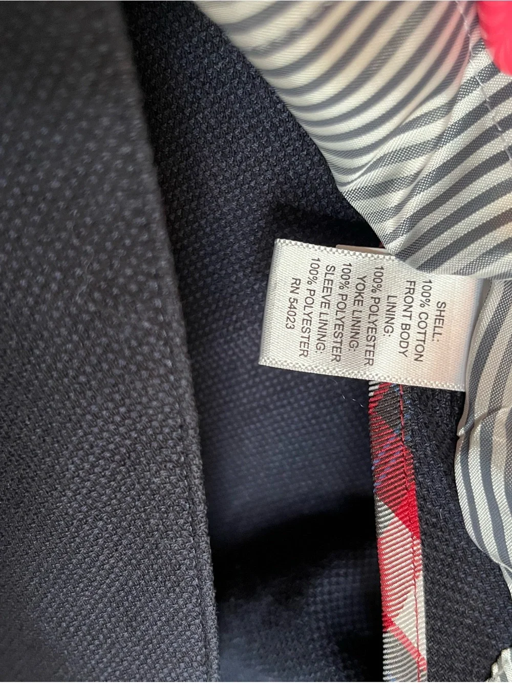 Banana Republic Tailored Fit Navy Cotton Sport Coat Blazer Men's 44L